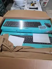 Logitech Plug & Play MK120 USB Keyboard and Mouse Bundle (920-002565) Case of 10