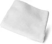 [Lettro] White Microfibre Terry Cloth for Polishing and Buffing Leather Shoes Boots, Microfibre Shoeshine Cloth for Shining All Leather Goods, White, One Size