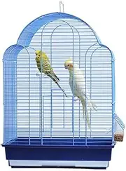 Bird Supplies Fashion Birdcage Tiger Parrot Iron Birdcage Suitable for Parakeets, Parrots, Lovebirds, Pigeons, Cockatiels, Macaws Bird Playground
