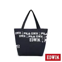 在飛比找樂天市場購物網優惠-EDWIN x FILA 聯名系列 經典主義丹寧托特包 原藍