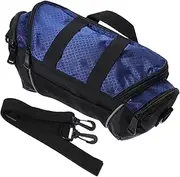 HONMEET Foldable Handlebar Bag for Bicycles Durable Front Storage Bag for Cycling Travel & Riding Compact Bike Frame Organizer Blue