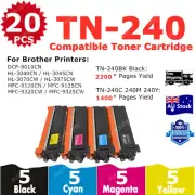 20x Compatible Toner TN240 TN-240 For Brother HL-3045CN MFC-9120CN DCP-9010CN