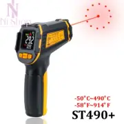 Infrared Laser Thermometer Digital LCD Temperature Meter Hygrometer Non-Contact