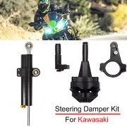 For Kawasaki Ninja 400 Steering Damper Kit Linear Stabilizer Mount Set 2018-2023