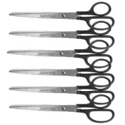Westcott Contract Shear 9" Straight Stainless Steel Scissors Pointed Tip Black