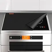Fireproof Stove Cover,Electric Stove Top Covers For Electric Stove,Heat Resistant Glass Stove Top Cover,Electric Range Covers,Oven Top Cover,Fireproof Cooktop Protector,Non-Slip(30x21In)
