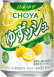 Choya Yuzu Soda Can 24 x 250 ml