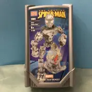 ❤️️ SPIDER-MAN ️ MEGA BLOKS 1965 SUPER TECH HEROES CONSTRUCTION TOY SILVER