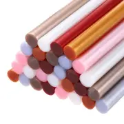 30pcs Mini Hot Glue Gun Sticks 0.43"x4" for Glue Gun, Metallic 6 Colors