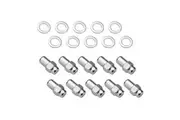 Street Pro Wheel Lug Nut Kit Chrome 002 Street Pro Mag Length 1.56 7/16 .700 Shank Set of 10