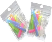 Healeved 6pairs Rainbow Silicone Eyelash Extension Gaskets Reusable Eyelashes Pads for Grafting and Protection for Beauty Salons and Personal Use