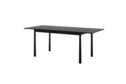 Bijan 200cm Extendable Solid Oak Dining Table - Black