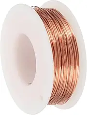 uxcell 99.9% Pure Copper Wire for Jewelry Making, 20 Gauge (0.7mm) Copper Craft Wire 100 Feet Beading Jewelry Making Supplies for Crafting Wreath Electroculture Gardening