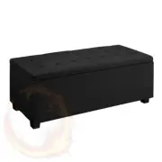 Artiss Storage Ottoman Blanket Box 97cm Linen