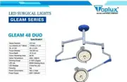 Gleam 48 Duo Model Surgical LED OT Light , with 340000 Lux intensity