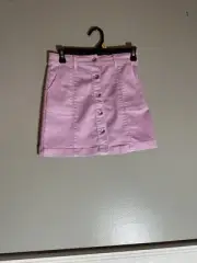 Vineyard Vines Girls Size 12 Purple Button Up Skirt NWT