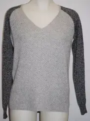 THEORY Lofty Cashmere TARLEDIA HM V-Neck Sweater S $255 NWT