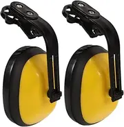 COSMEVIVI 1 Pair Soundproof Safety Helmet Hard Hats Ear Muffs Head Phones Ear Phone Noise Cancelling Headphones Earphones Industrial Soundproof Ear Muff Ear Shields Yellow Abs