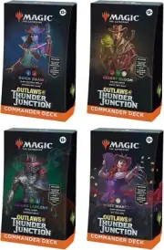 Magic The Gathering Outlaws of Thunder Junction 4 Commander Decks - Lot Deck Set