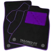 To fit Peugeot 406 1996-2004 Black Tailored Car Mats [RCW]