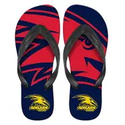 Adelaide Crows AFL Thongs Plugger Flip Flops