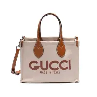 在飛比找Yahoo奇摩購物中心優惠-GUCCI 古馳 Mini Tote 迷你 帆布 子母包 手