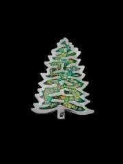 Christmas Tree Pendant • 925 Sterling Silver • Pine Tree Pendant • Festive...