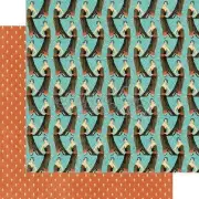 5p Graphic 45 Scrapbook Paper Couture Diary Lovely 1920 Prom flapper Diary heels