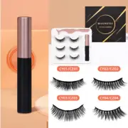 Premium Natural Magnetic Eyelashes Eyelash Extension Set Magnet Eyeliner Tweezer