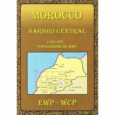 Morocco Sarhro Central Topographic Map
