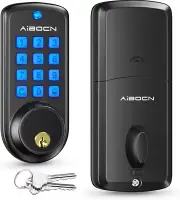 Aibocn door lock with keypad, Electronic Keypad Deadbolt, Keyless Entry Door Loc
