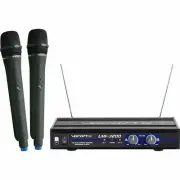 VocoPro UHF-Dual Channel Wireless Microphone System - UHF-3200-9