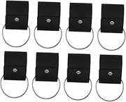 HOMOCONO 8pcs Portable Scarf and Hat Clips Attacher Lightweight Towel Holder for Gloves Travel Accessory for Easy Organization for Home Bathroom and Business Trips