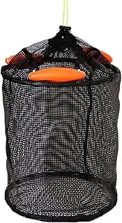 Oshhni Float Fishing Basket Cage Netting Multifunction Tool Tackle Portable Storage Net Foldable Cage for Reservoir Kayak River Boat