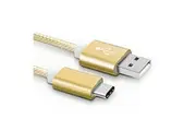 20cm 1m 2m Type-C Nylon Braided Fast Charge Cable Data Sync Transfer Charger Charging USB Cord