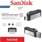 Type C USB SanDisk 256GB OTG Dual USB 3.1 Flash Drive Stick PC Thumb Mac Samsung