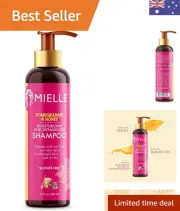 Sulfate-Free Pomegranate & Honey Shampoo 355ml - Reduces Breakage & Tangles