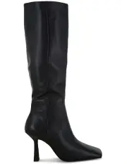 [Senso] Saryne Knee High Stiletto Heel Boots in Ebony