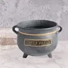 Old Style Witches Cauldron Serving Bowls Resin Snack Tray Entrance