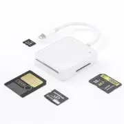 Portable 4 in 1 USB-C SmartMedia M2 SD XD Card Reader Adapter For iPhone Android