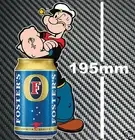 Fosters Beer Can Sticker Funny BAR Window Fishing Boat Camping Fridge BBQ Cooler