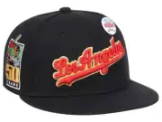 Lids Topps Mitchell & Ness Los Angeles Dodgers Size 7 5/8 Fitted Brand New Hat