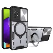ic Phone case For Samsung A52 5G, Slide Camera Lens Protection and Built in 360 Rotatable Ring Holder