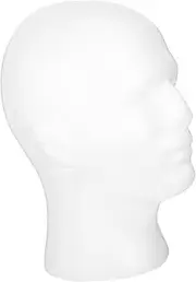 DECORNIJIA Professional Male Mannequin Head Display Model for Wigs Hats Scarves Glasses Lightweight Portable Head for Salon Home Use for Hair Experts and Cosmetology