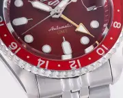 Seiko 5 Sports Automatic GMT Passion Red Limited Edition 1000pcs Watch SSK031K1