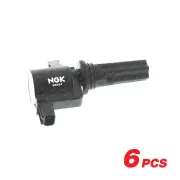 6 x NGK Ignition Coils for Jaguar S Type 3.0L V6 V DOHC MPFI 24V AJ30 179kW