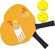 Pickle Ball Racket,Outdoor Table Tennis Rackets Sets - High-Performance Kit with 2 Paddles & 4 Balls, Compact Storage Case for Beginners