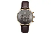 MVMT Brown Leather Grey Dial Multi-function Men's Watch - 28000281D
