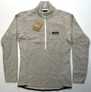 Women's PATAGONIA R1 Air Zip-Neck Fleece Pullover #40250 WOOL WHITE (WLWT)