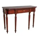 Solid Mahogany Wood Flute Legs Hall/Console Table Antique Style Pre-Order